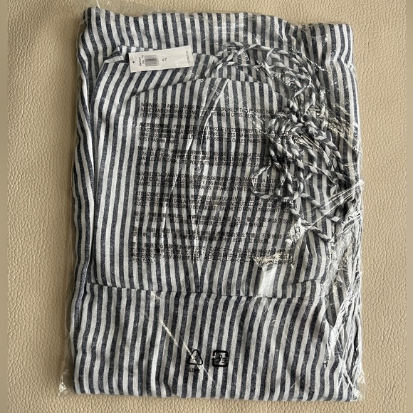 NWT - Old Navy Women’s Linen Blended Flared Tie Strap Mini Dress - Size XL - Picture 4 of 8